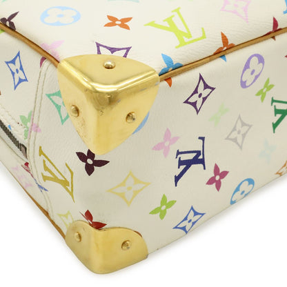 Louis Vuitton Monogram Multicolor Tourville Handbag Blanc White — view 3