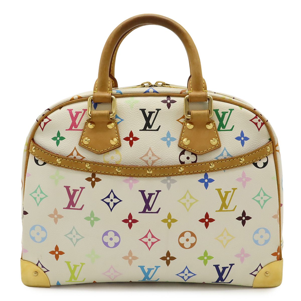 Louis Vuitton Monogram Multicolor Tourville Handbag Blanc White