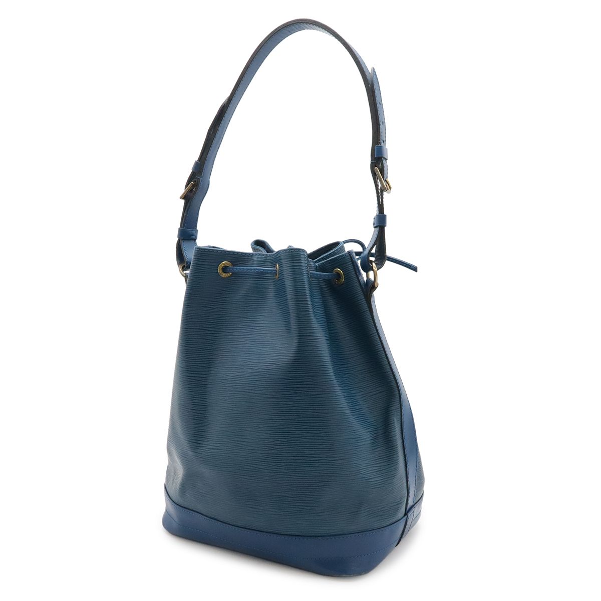 Louis Vuitton Epi Noe Drawstring Shoulder Bag Leather Toledo Blue — view 2