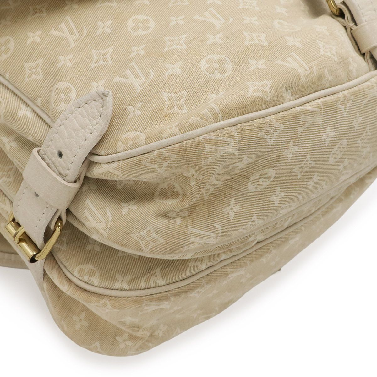 Louis Vuitton Monogram Mini Lin Saumur 30 Shoulder Bag Crossbody Canvas Leather — view 3