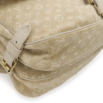 Louis Vuitton Monogram Mini Lin Saumur 30 Shoulder Bag Crossbody Canvas Leather — view 3