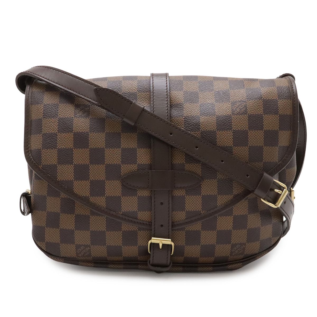 Louis Vuitton Damier Saumur 30 Shoulder Bag Crossbody Double Sided Special Order