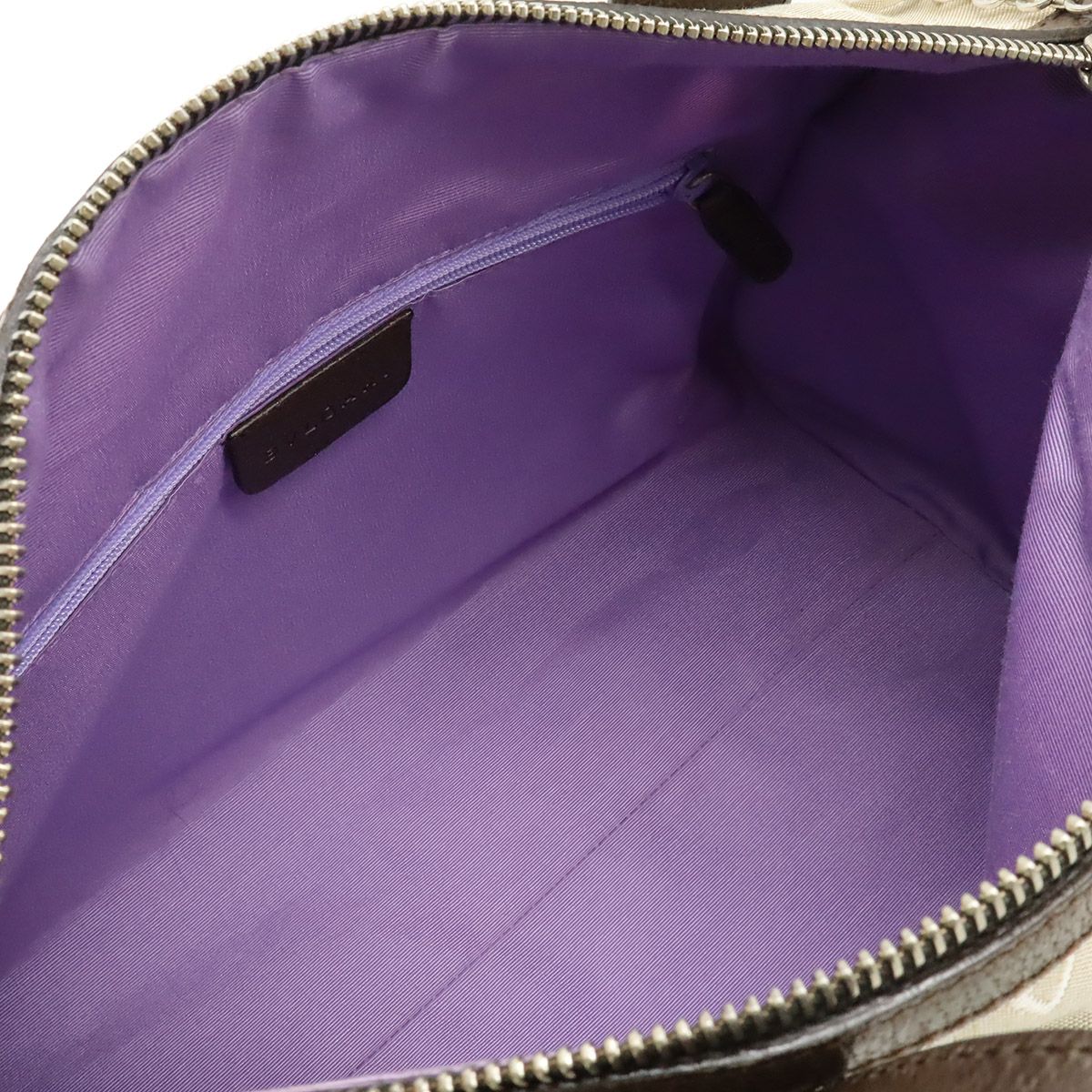 Bvlgari Logo Mania Tote Canvas Leather Beige Brown Silver — view 6
