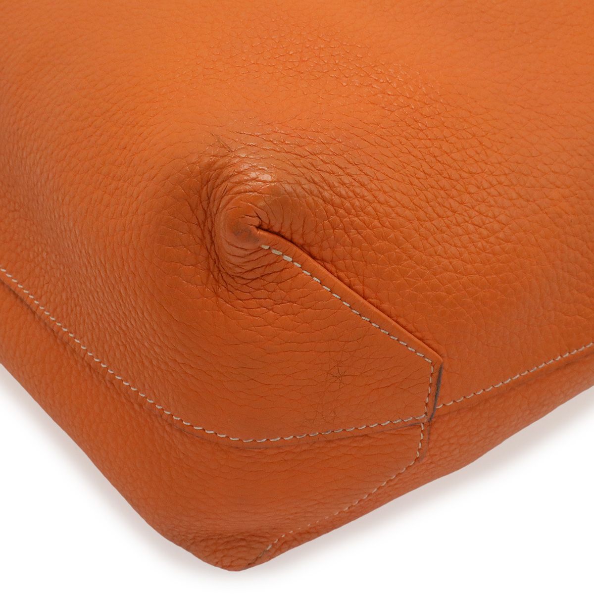 Hermes Double Sens 45 Tote Reversible Taurillon Clemence Leather Black Toffee — view 3