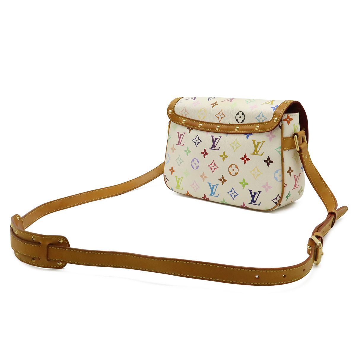 Louis Vuitton Monogram Multicolor Sologne Shoulder Bag Crossbody Blanc White — view 2