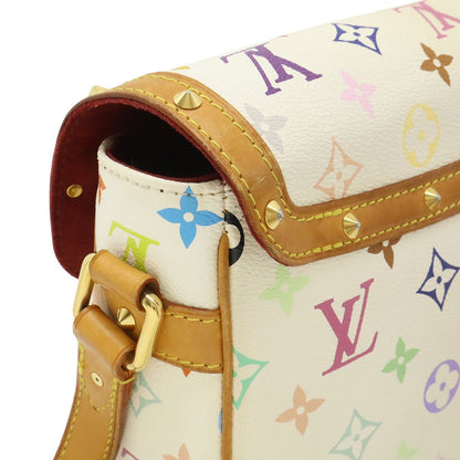 Louis Vuitton Monogram Multicolor Sologne Shoulder Bag Crossbody Blanc White — view 4