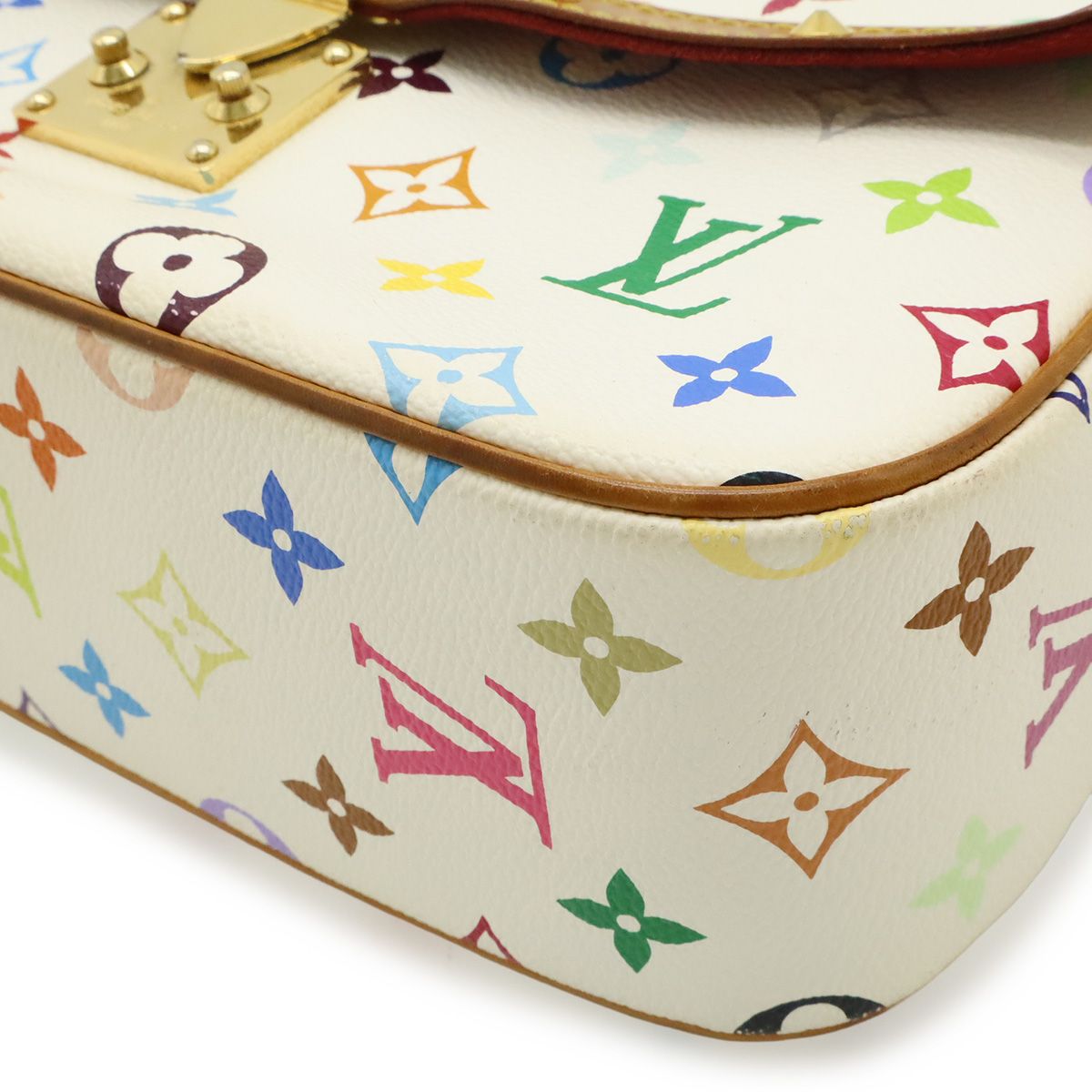 Louis Vuitton Monogram Multicolor Sologne Shoulder Bag Crossbody Blanc White — view 3