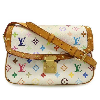 Louis Vuitton Monogram Multicolor Sologne Shoulder Bag Crossbody Blanc White