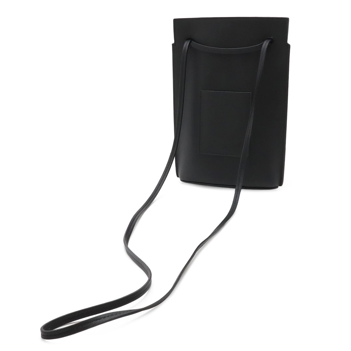 Loewe Anagram Dice Pocket Shoulder Bag Pouch Pochette Classic Calf Leather Black — view 2