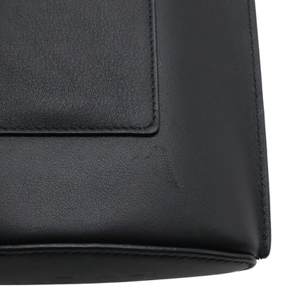 Loewe Anagram Dice Pocket Shoulder Bag Pouch Pochette Classic Calf Leather Black — view 4
