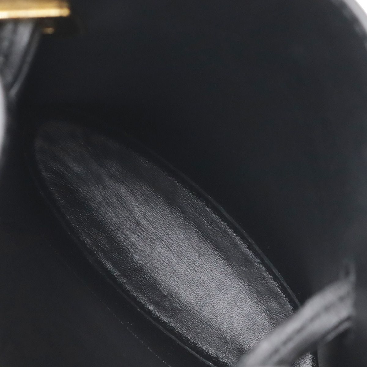 Loewe Anagram Dice Pocket Shoulder Bag Pouch Pochette Classic Calf Leather Black — view 6