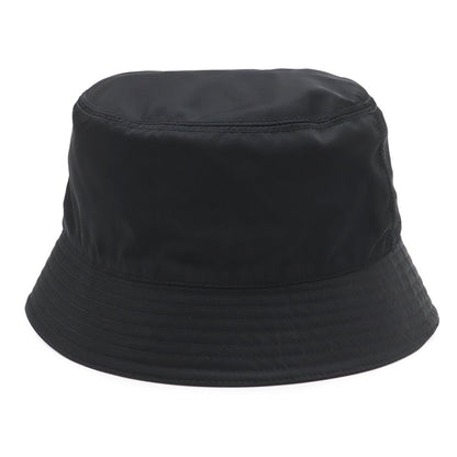 Prada Triangle Logo Bucket Hat Nylon Nero Black #xl 58 cm — view 2