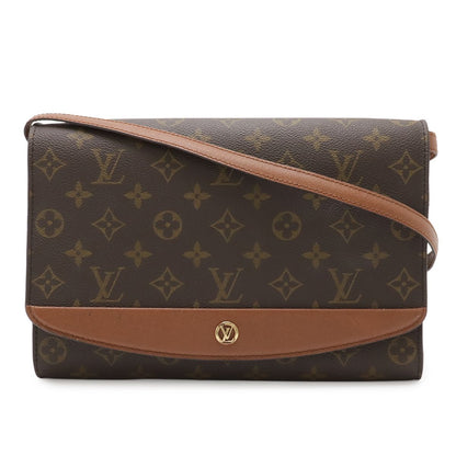 Louis Vuitton Monogram Bordeaux Shoulder Bag Crossbody 2-Way Clutch