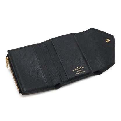 Louis Vuitton Monogram Empreinte Portefeuille Zoe Trifold Wallet Noir Black Gold — view 5