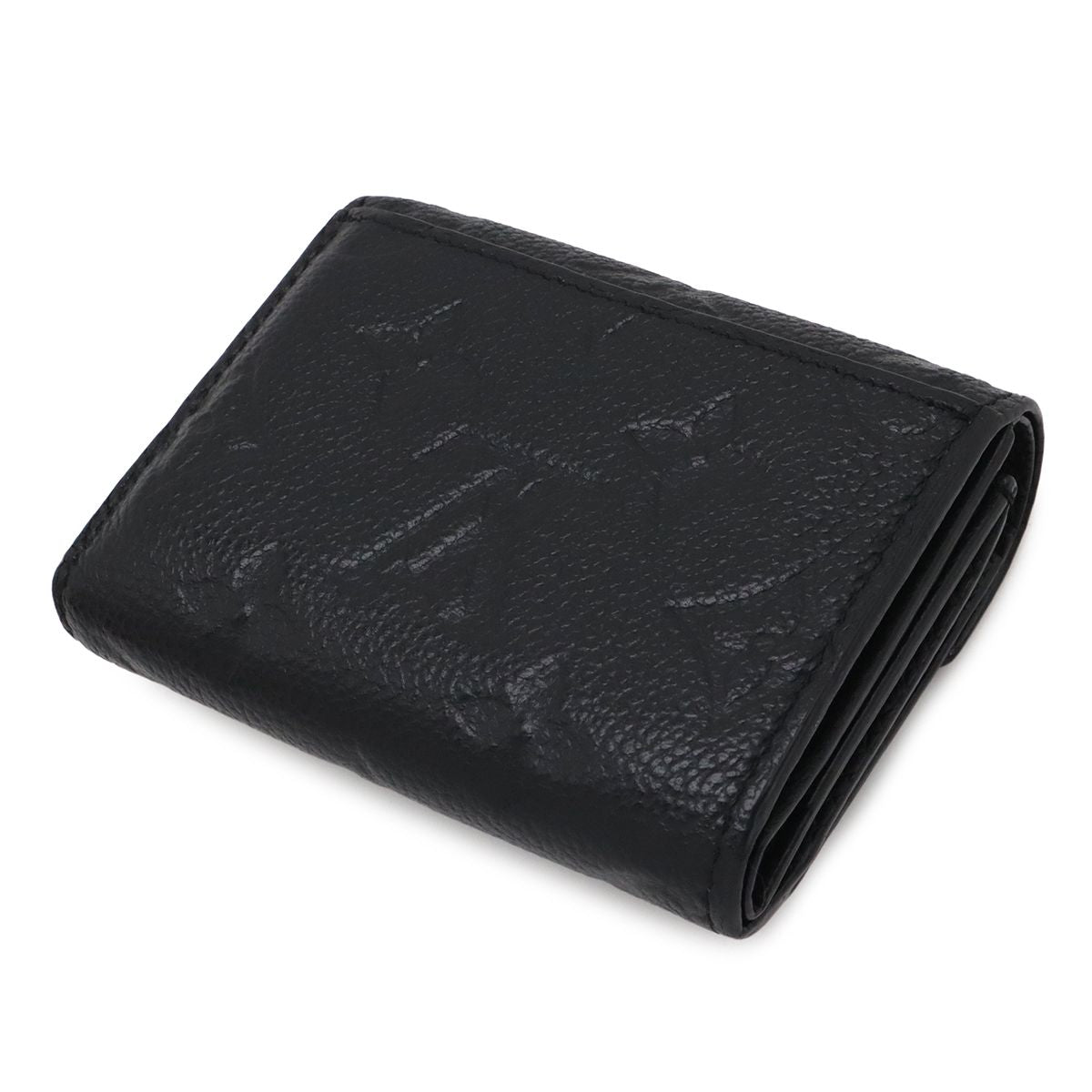 Louis Vuitton Monogram Empreinte Portefeuille Zoe Trifold Wallet Noir Black Gold — view 2