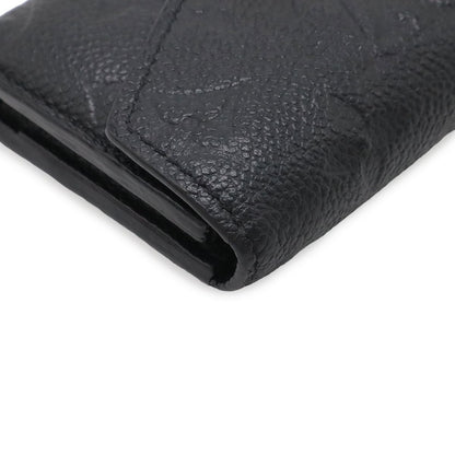 Louis Vuitton Monogram Empreinte Portefeuille Zoe Trifold Wallet Noir Black Gold — view 3