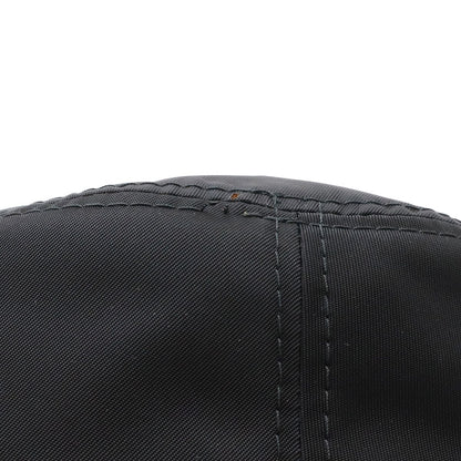 Prada Triangle Logo Bucket Hat Nylon Nero Black — view 3