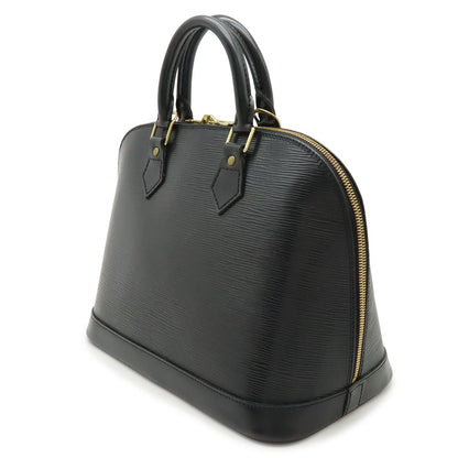 Louis Vuitton Epi Alma Handbag Leather Noir Black Gold — view 2