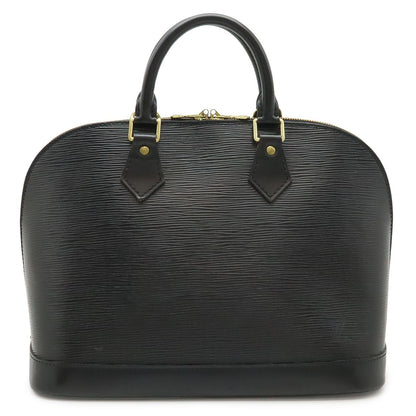 Louis Vuitton Epi Alma Handbag Leather Noir Black Gold