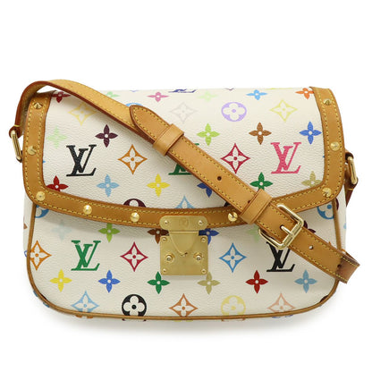 Louis Vuitton Monogram Multicolor Sologne Shoulder Bag Crossbody Blanc White