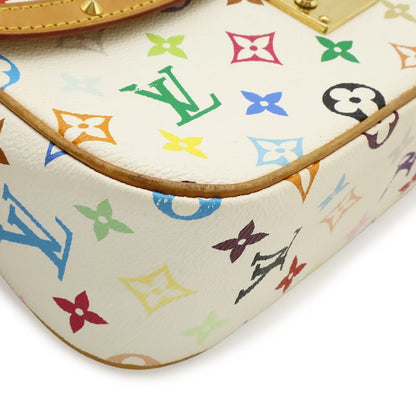 Louis Vuitton Monogram Multicolor Sologne Shoulder Bag Crossbody Blanc White — view 3