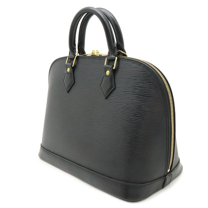 Louis Vuitton Epi Alma Handbag Leather Noir Black Gold — view 2