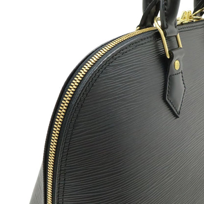 Louis Vuitton Epi Alma Handbag Leather Noir Black Gold — view 4
