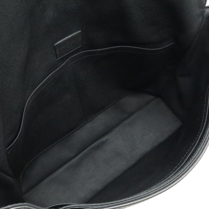 Louis Vuitton Damier Infini District MM Shoulder Bag Onyx Black — view 7