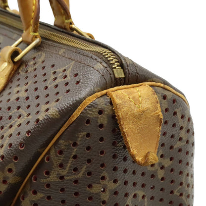 Louis Vuitton Monogram Perfo Speedy 30 Mini Boston Bag Fuchsia Pink — view 9