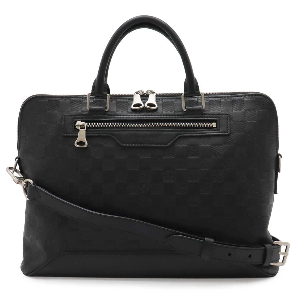 Louis Vuitton Damier Infini Avenue Briefcase Business 2-Way Shoulder Bag Onyx