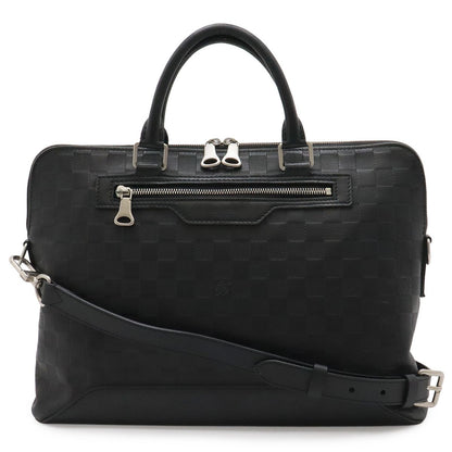 Louis Vuitton Damier Infini Avenue Briefcase Business 2-Way Shoulder Bag Onyx