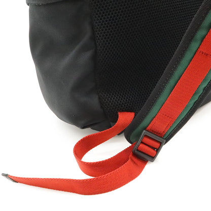 Gucci Techno Canvas Web Line Sherry Cat Head Backpack Leather Black — view 5