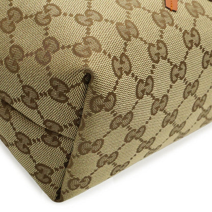 Gucci GG Canvas Children's Zoo Papagallo Parrot Bird Tote Khaki Beige Orange — view 3