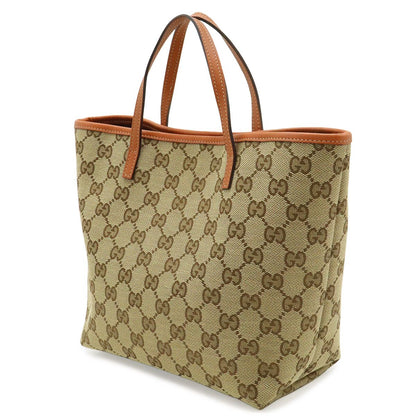 Gucci GG Canvas Children's Zoo Papagallo Parrot Bird Tote Khaki Beige Orange — view 2
