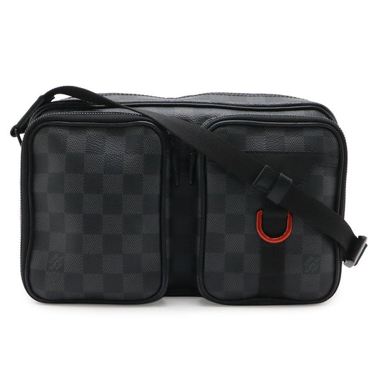 Louis Vuitton Damier Graphite Utility Messenger Shoulder Bag