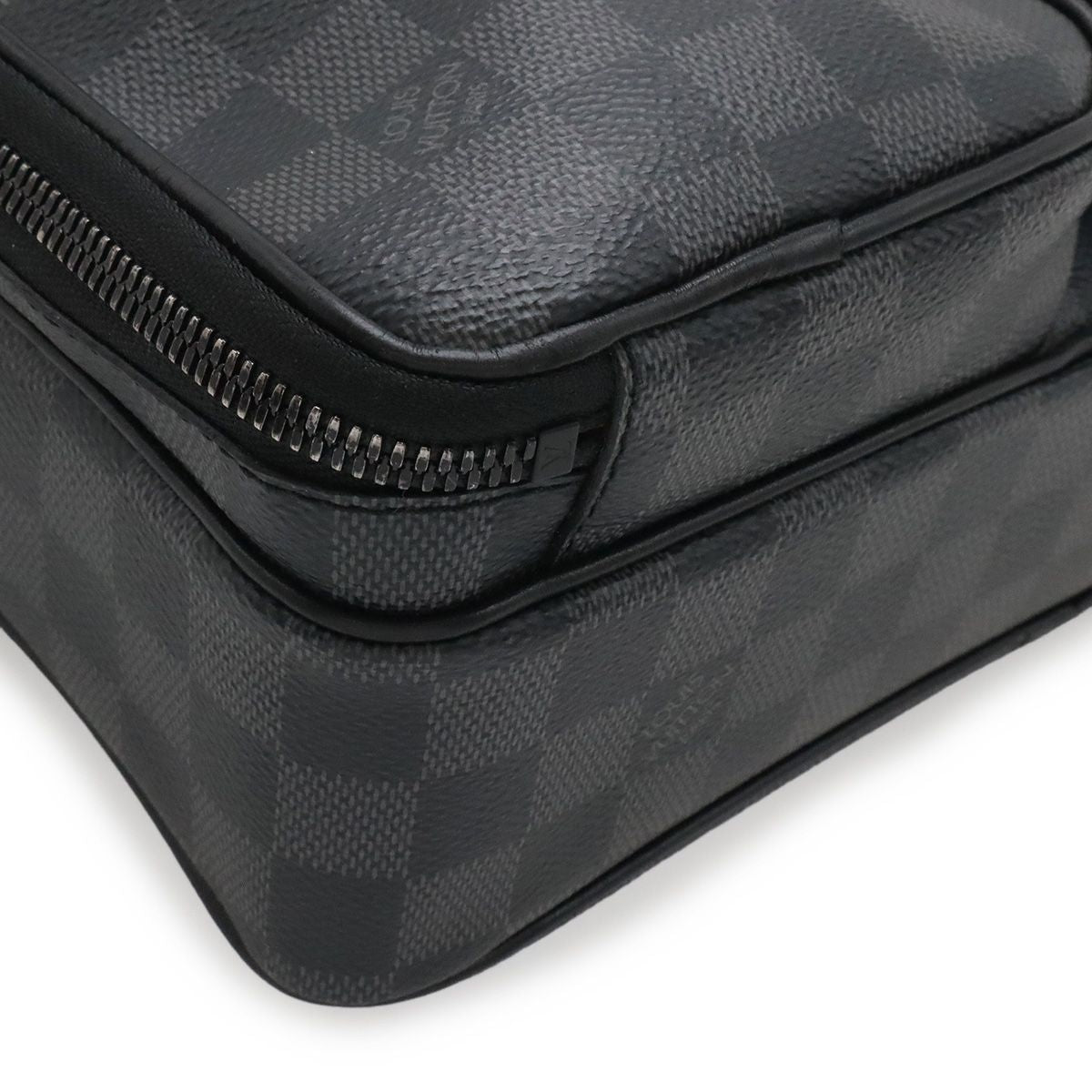 Louis Vuitton Damier Graphite Utility Messenger Shoulder Bag — view 3