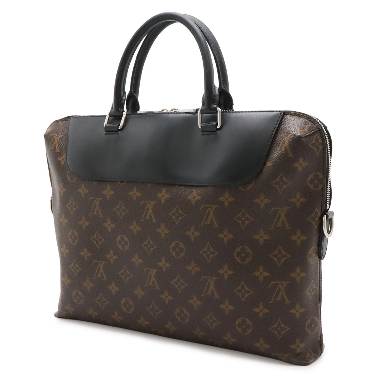 Louis Vuitton Monogram Macassar Pdj Porte Documents Jour NM Business Briefcase — view 2
