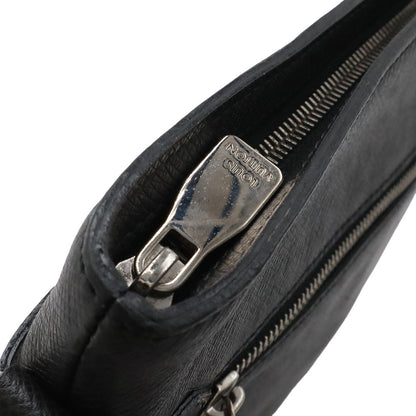 Louis Vuitton Taiga Sasha Shoulder Bag Crossbody Depth Leather Ardoise Black — view 5