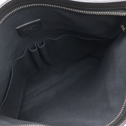 Louis Vuitton Taiga Sasha Shoulder Bag Crossbody Depth Leather Ardoise Black — view 8