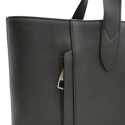 Louis Vuitton Damier Infini Cabas Voyage Tote Shoulder Bag Leather Onyx Black — view 7