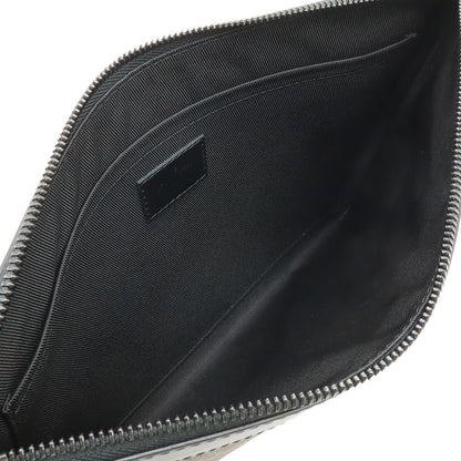 Louis Vuitton Monogram Macassar Pochette to Go Clutch Case Brown Black — view 6