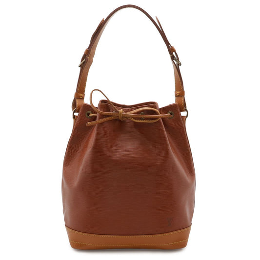 Louis Vuitton Epi Noe Drawstring Shoulder Bag Bicolor Leather Kenya Brown