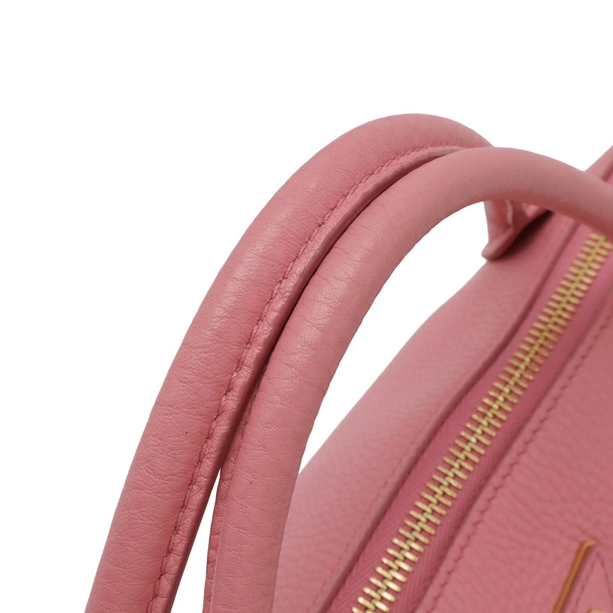 Prada Vitello Daino 2-Way Shoulder Bag Crossbody Pink Gold — view 5