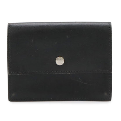 Hermes Sakura Series Button Card Case Business Holder Box Calf Leather Black