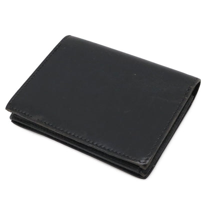 Hermes Sakura Series Button Card Case Business Holder Box Calf Leather Black — view 2