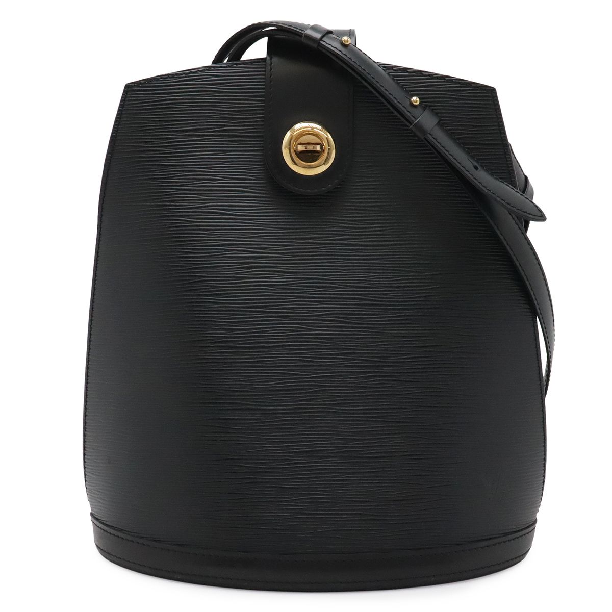 Louis Vuitton Epi Cluny Shoulder Bag Leather Noir Black