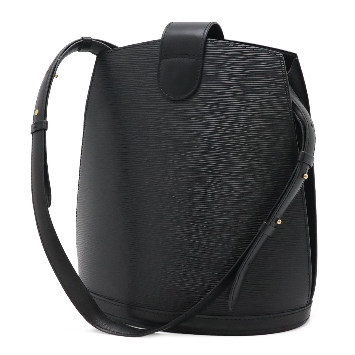 Louis Vuitton Epi Cluny Shoulder Bag Leather Noir Black — view 2