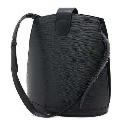 Louis Vuitton Epi Cluny Shoulder Bag Leather Noir Black — view 2