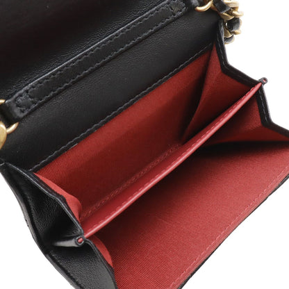 Chanel 19 Quilted CC Logo Chain Coin Purse Strap Lambskin Leather Black — view 6