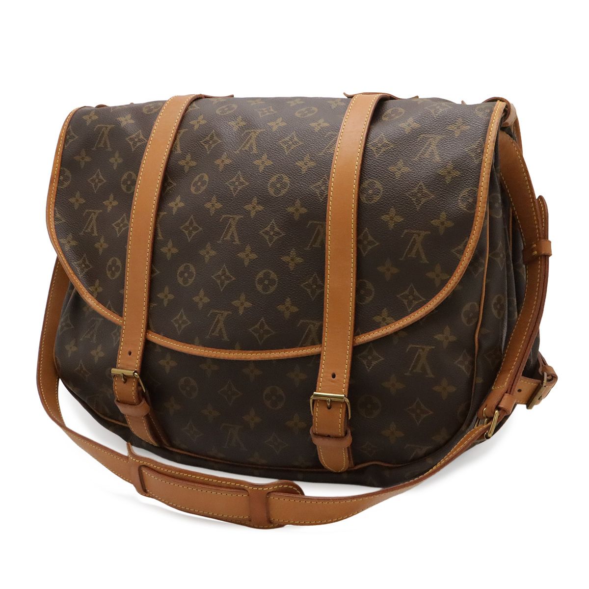 Louis Vuitton Monogram Saumur 43 Messenger Bag — view 2